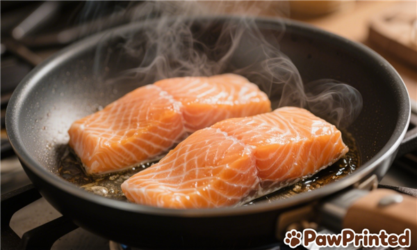 Homemade Dog Food with Salmon