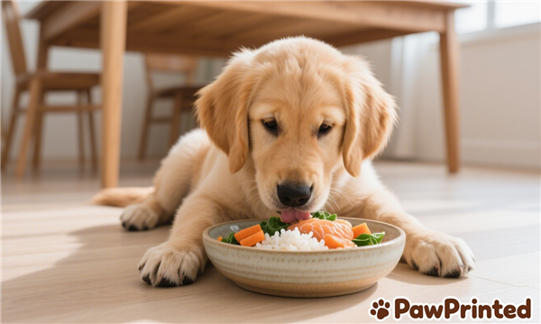 Homemade Dog Food with Salmon