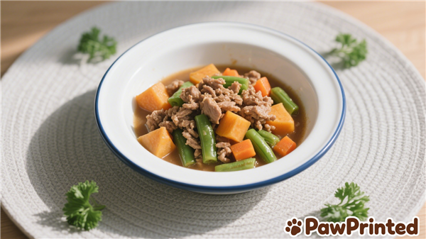 Easy Homemade Crockpot Dog Food Recipe |  Natural