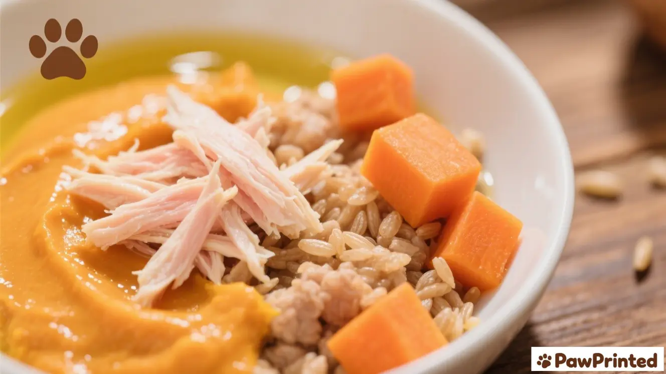 Chicken & Pumpkin Homemade Dog Food Recipe (Vet Approved & Easy to Digest)