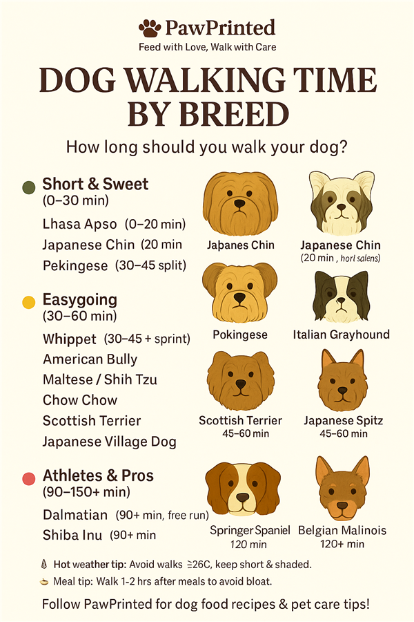 Dog Walking Time by Breed: A Friendly Guide