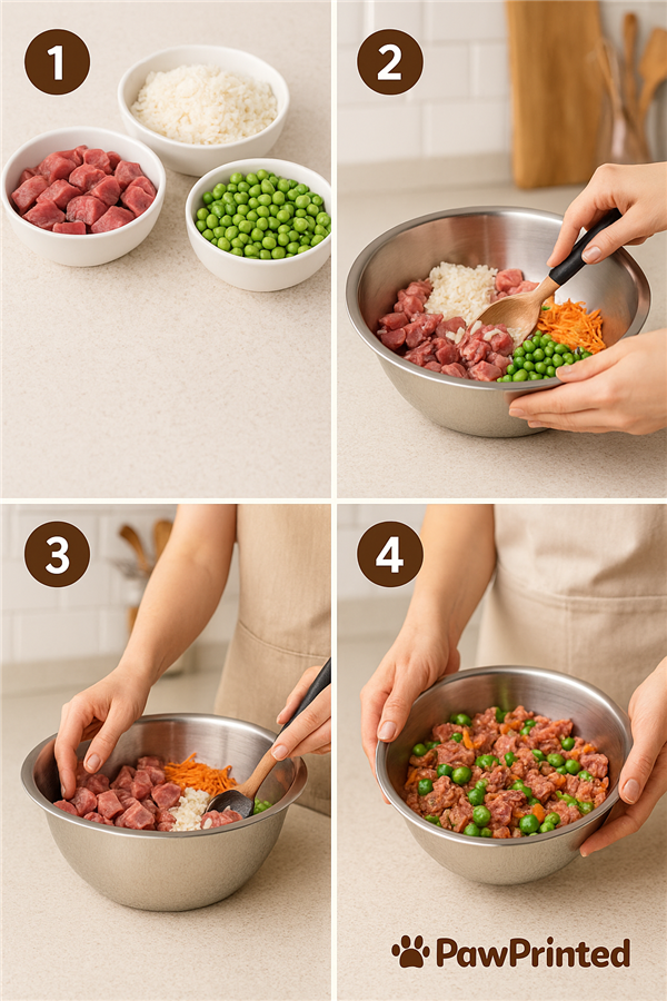 Easy Limited Ingredient Dog Food Recipe | PawPrintedPet