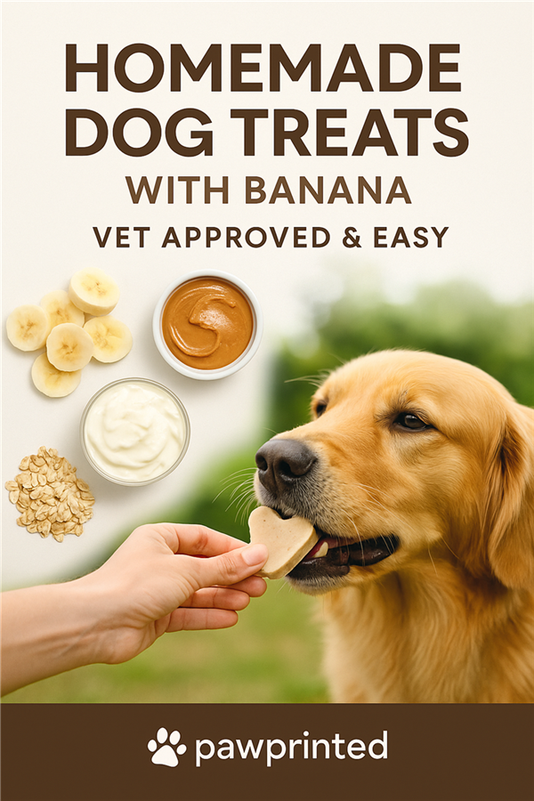 Homemade Dog Treats with Banana | Healthy & Vet Approved
