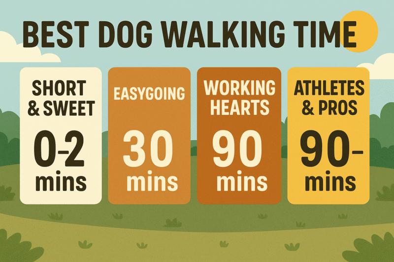 Best Dog Walking Time Guide
