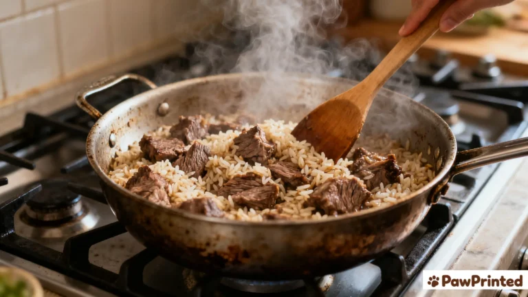 Easy Lamb & Rice Dog Food Recipe1