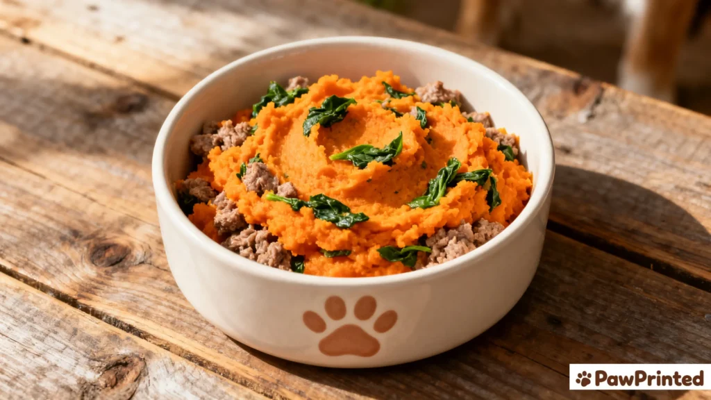 Homemade Lamb & Sweet Potato Dog Food Recipe