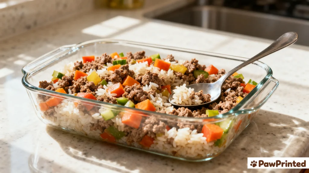 Homemade Lamb & Sweet Potato Dog Food Recipe