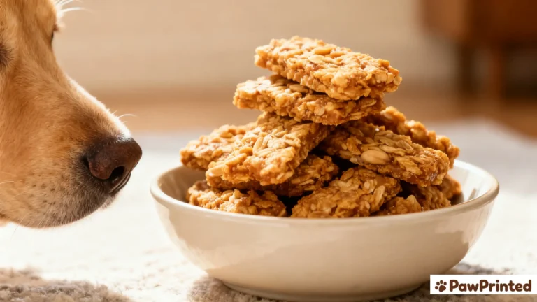 Homemade Dog Treats Recipe (Peanut Butter & Oats, Vet Approved)3