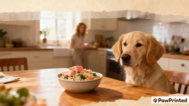 Salmon & Quinoa Dog Food Recipe (Protein Boost)1
