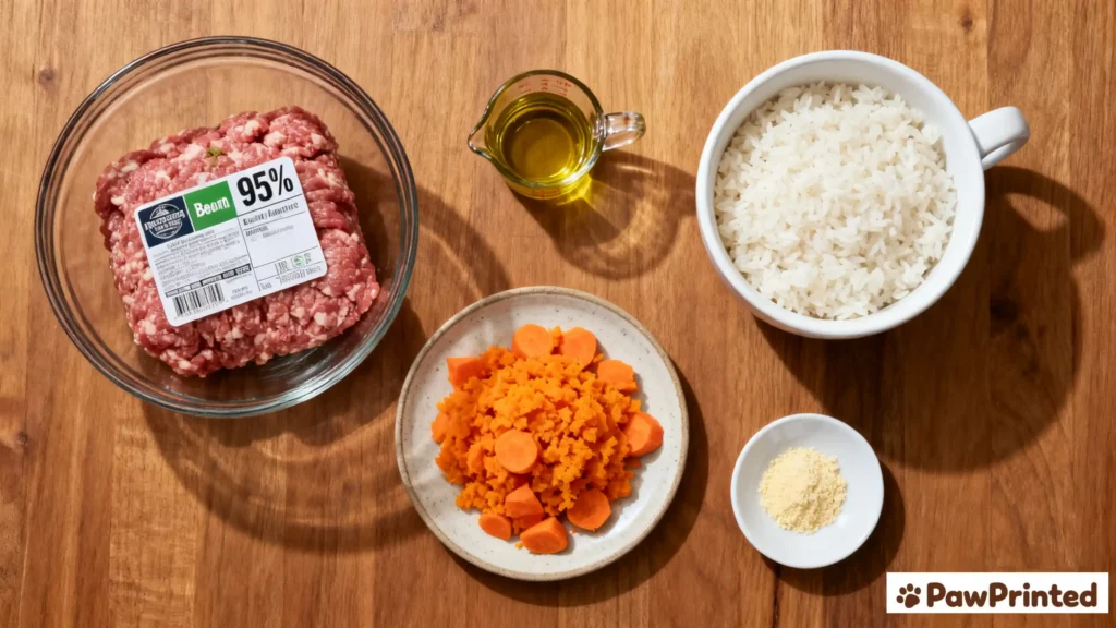 Turkey Dog Food Recipe (Rice & Carrots, Vet Approved)