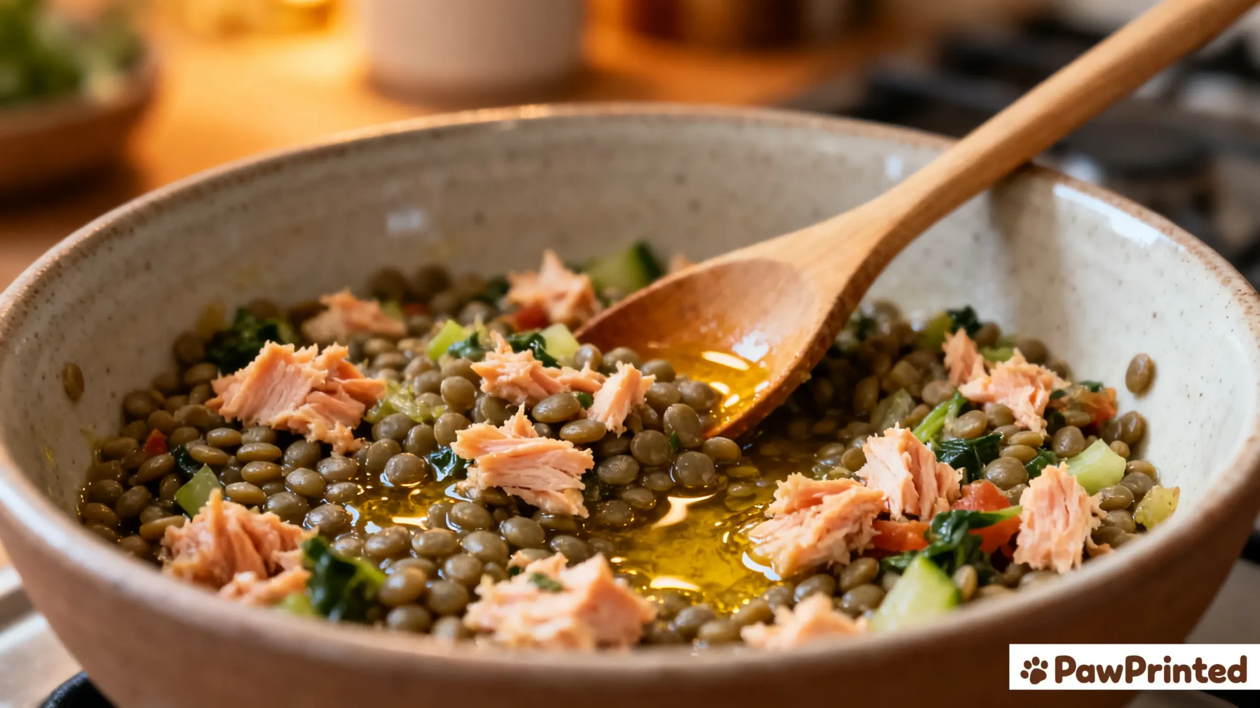 salmon-lentils-dog-food-cooking