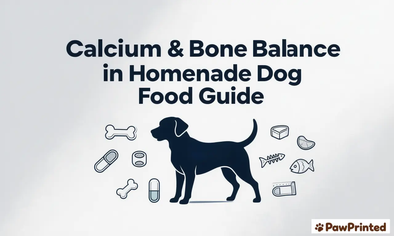 Calcium & Bone Balance in Homemade Dog Food Guide