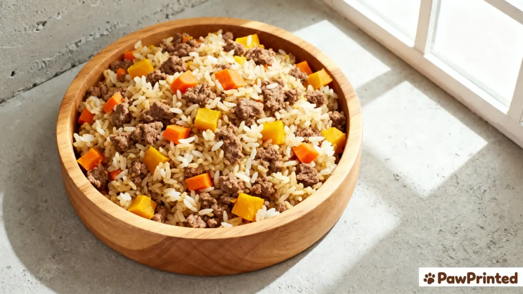 Beef Dog Food Recipe (Rice & Carrots, Vet Approved)