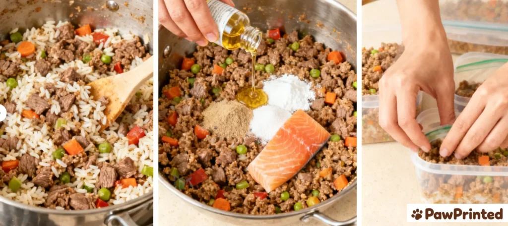 Beef Dog Food RecipeStep-by-Step Cooking Guide
