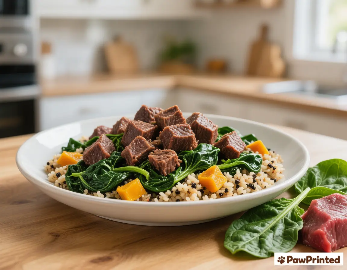 Beef & Spinach Iron-Support Joint Relief Meal