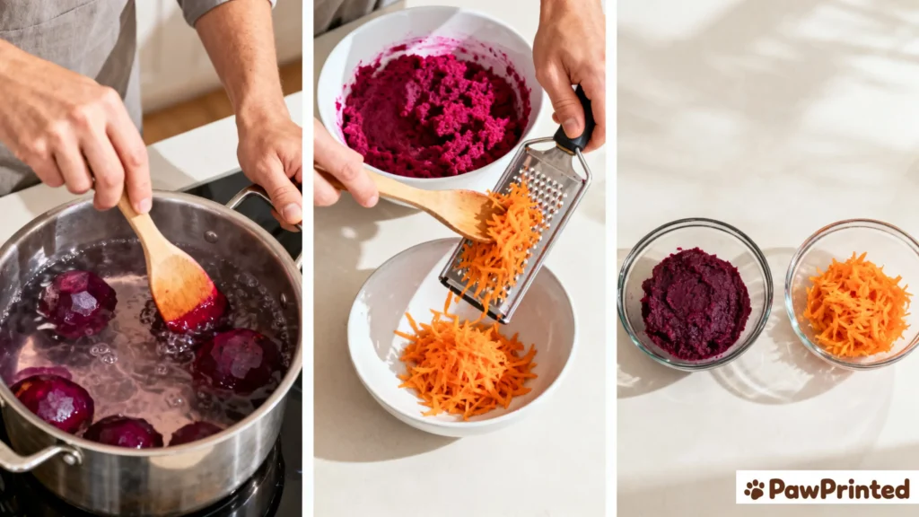 Beetroot & Carrot Dog Treats Recipe (Antioxidant Boost)
