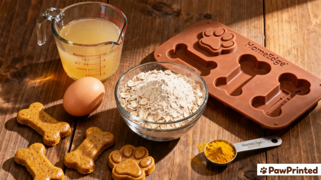 Chicken Broth & Turmeric Dog Treats Recipe (Immune Defense Chews)