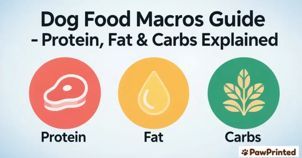 Dog Food Macros Guide - Protein, Fat & Carbs Explained