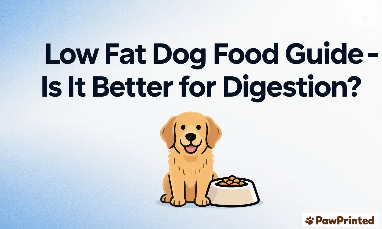 Low Fat Dog Food Guide - Is It Better for Digestion?