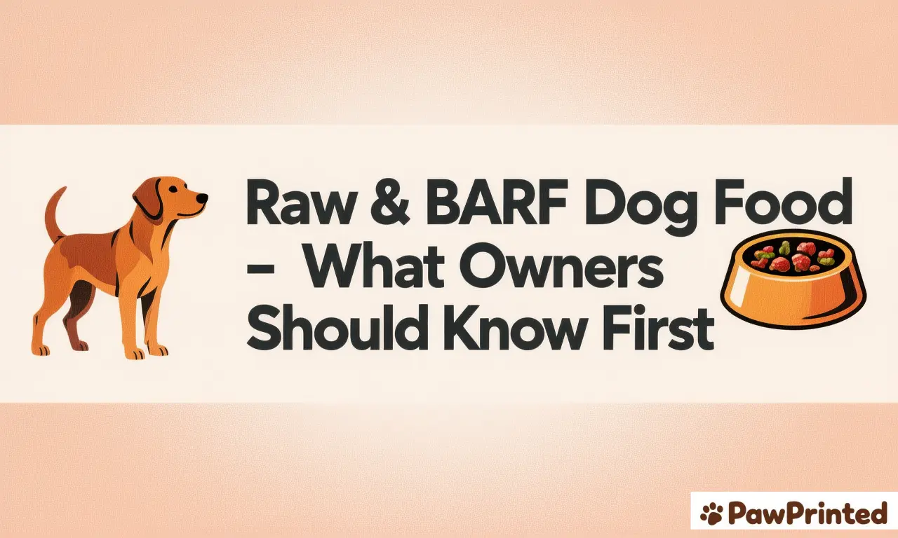 Raw & BARF Dog Food Guide - What Owners Should Know First
