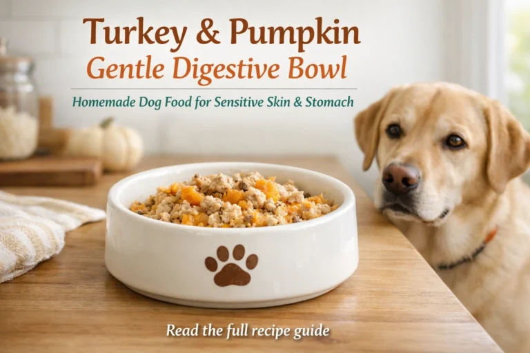 Homemade Dog Food Recipes for Skin Allergies (8 Gentle Bowls I Rotate at Home)