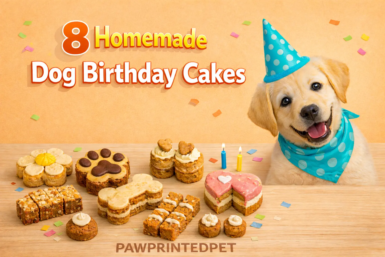Dog Birthday Cake Recipes Collection (8 Healthy Cakes for Every Pup)