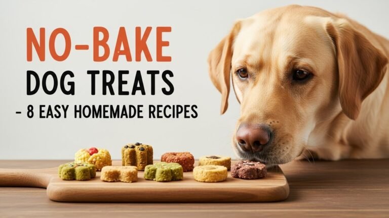 No-Bake Dog Treats – 8 Easy Homemade Recipes