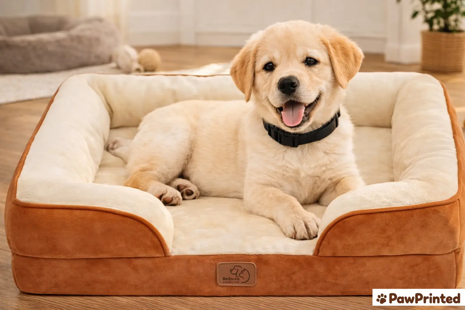Bedsure orthopedic dog bed with bolstered sides